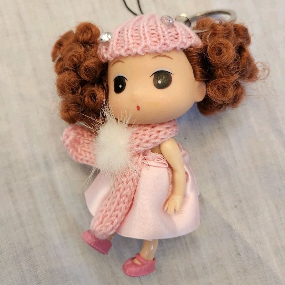 Keychain- Korean  Ddung Animation Doll Key Chain 3.5" tall  E1-339